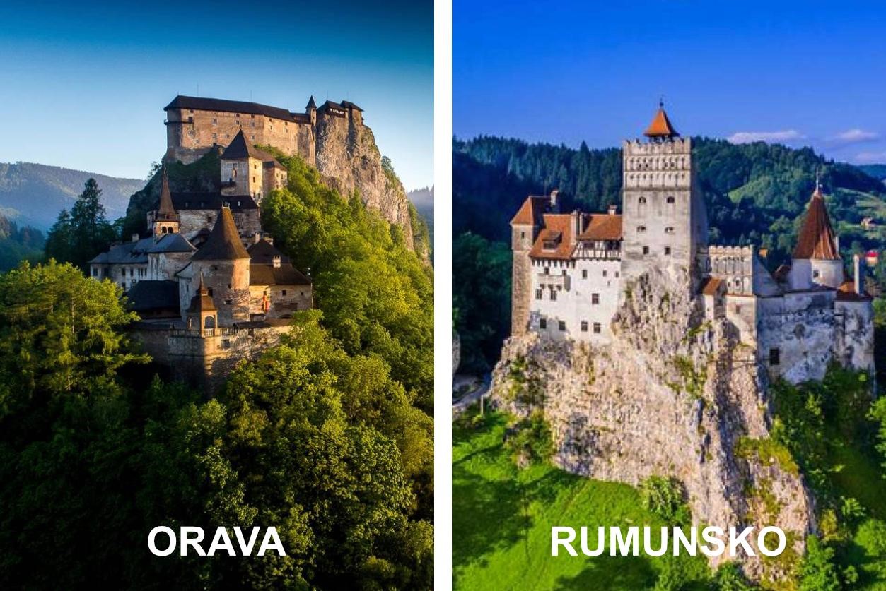 Oravský hrad + Rumunsko